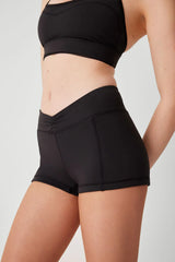 Rehearsal Mini Low Waist Short Black
