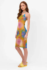 Dixie Mesh Dress Serotonin