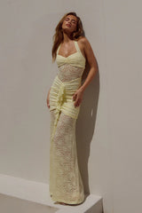 ANNIKA MAXI DRESS LEMON