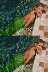 ALISTI MAXI DRESS LIME