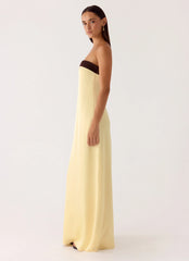Jiana Maxi Dress Baby Yellow