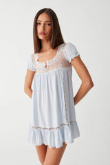 Harmony Mini Dress Blue Porcelain