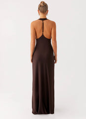 Angie Maxi Dress Chocolate