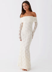 Yours Always Lace Maxi Dress Ivory