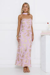Dreamy Dazzle Maxi Dress Lilac