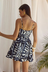 HENRIETTA MINI DRESS PIRAH NAVY