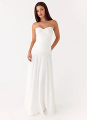 Ruben Maxi Dress White