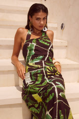 MIRANTO MIDI DRESS ARLO GREEN