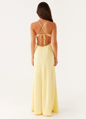 Joanie Maxi Dress Yellow