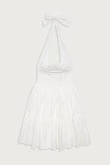 Tulsa Halter Midi Dress White