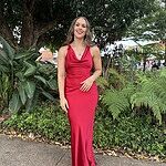 Seen For You Cowl Neck Satin Maxi Dress Dark Navy