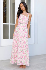 La Botanique Halter Maxi Dress Pink