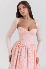 ballerina pink lace corset skirt and bolero sale