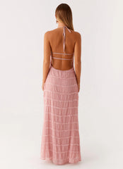 Aullie Maxi Dress Pink