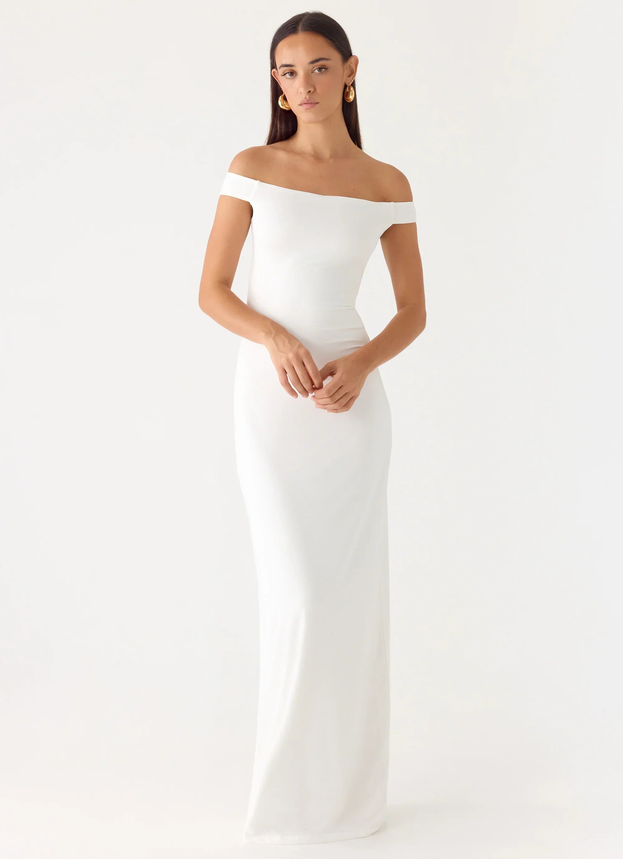 New Intentions Maxi Dress White
