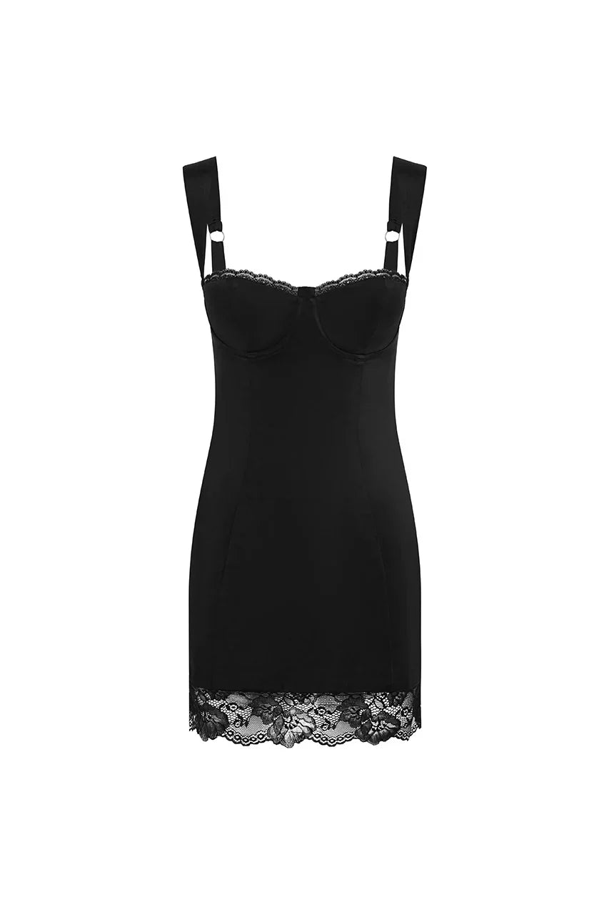 CLAUDELLE MINI DRESS BLACK