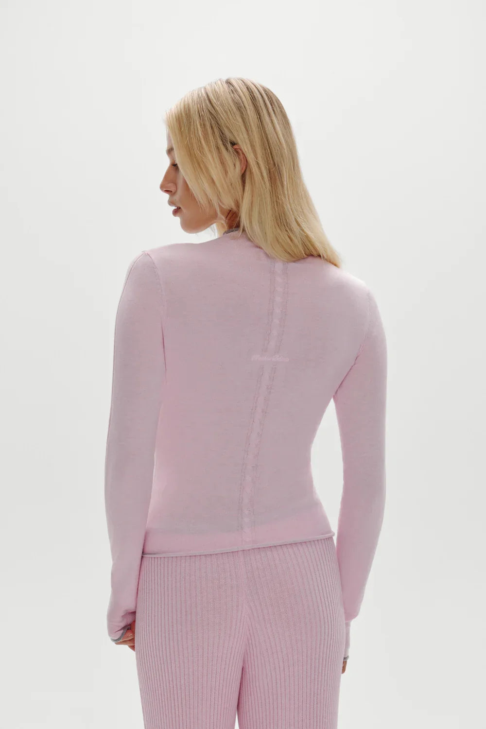 Leo Knit Button Up Cardigan Rosette