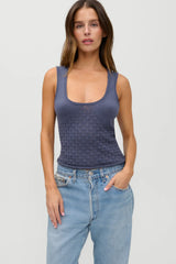 x JENNIE Kyra Knit Tank Top Night in Seoul