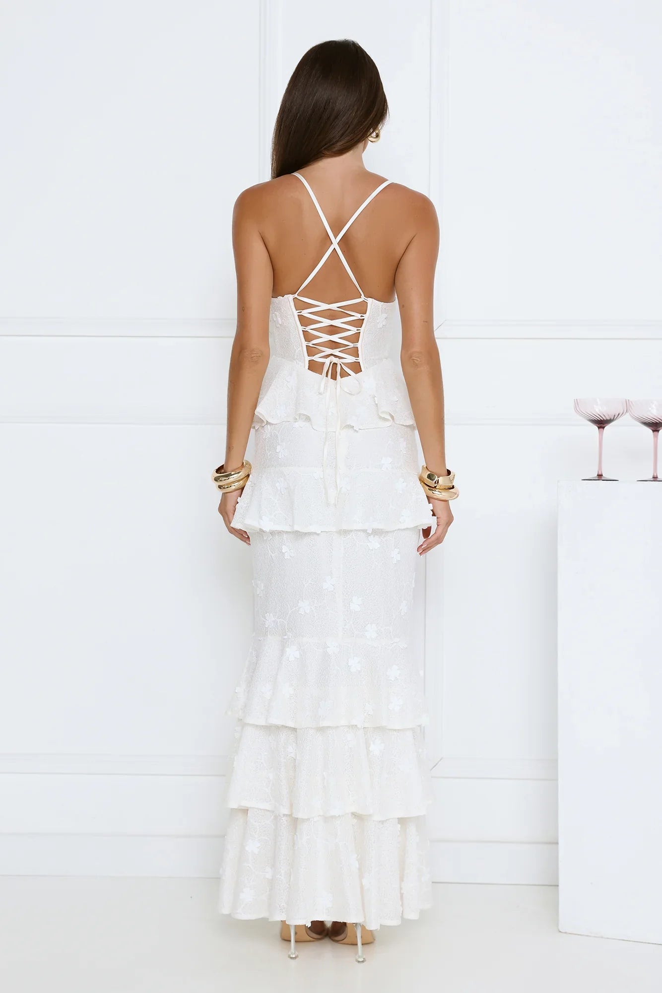 Secret Grove Maxi Dress White