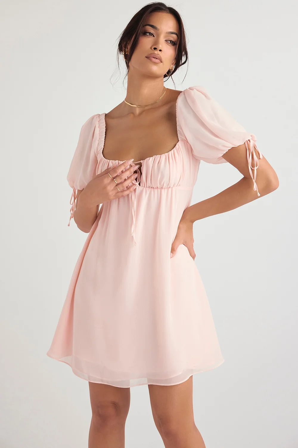 pink quartz mini dress sale