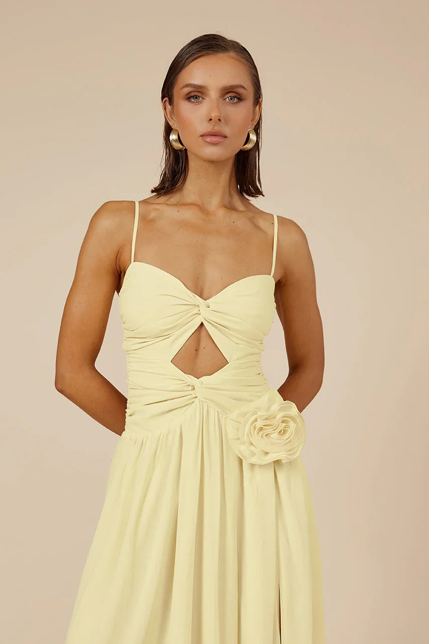 DANIKA MAXI DRESS LEMON
