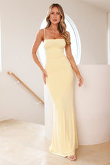 Celebrity Spotlight Maxi Dress Yellow