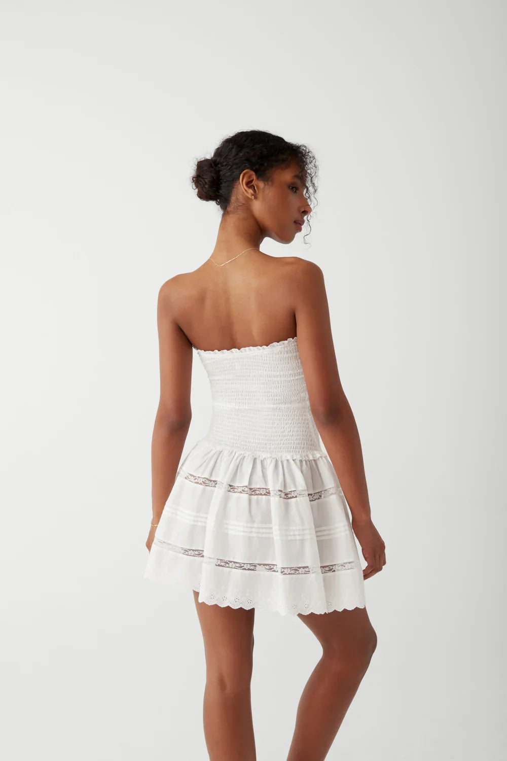 Day Princess Mini Dress White