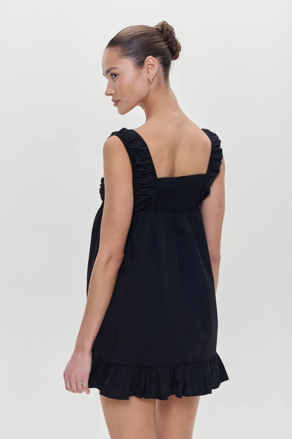 Marilyn Babydoll Dress Black