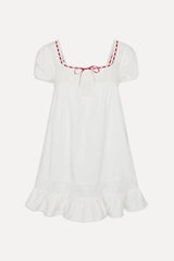 x BELLA HADID Western Poplin Mini Dress White