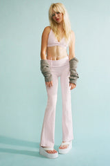 Zippy High Waist Flare Legging Icy Pink