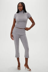 Milo Knit Capri Pants Cloud Cover