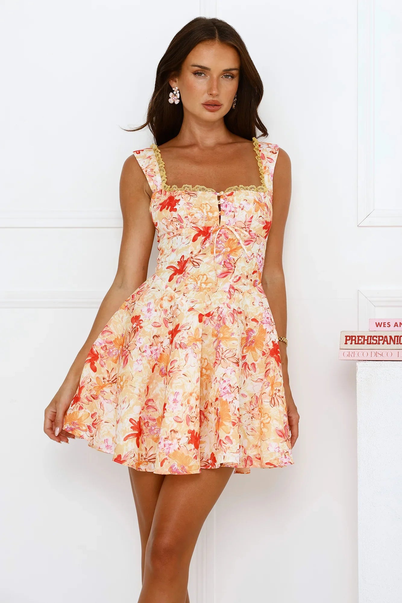 Sunflare Mini Dress Orange