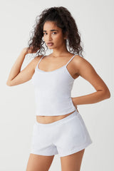 Farmhouse Striped Mini Short Sleepy Stripe