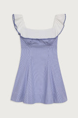 Lilah Striped Mini Dres Midnight Stripe