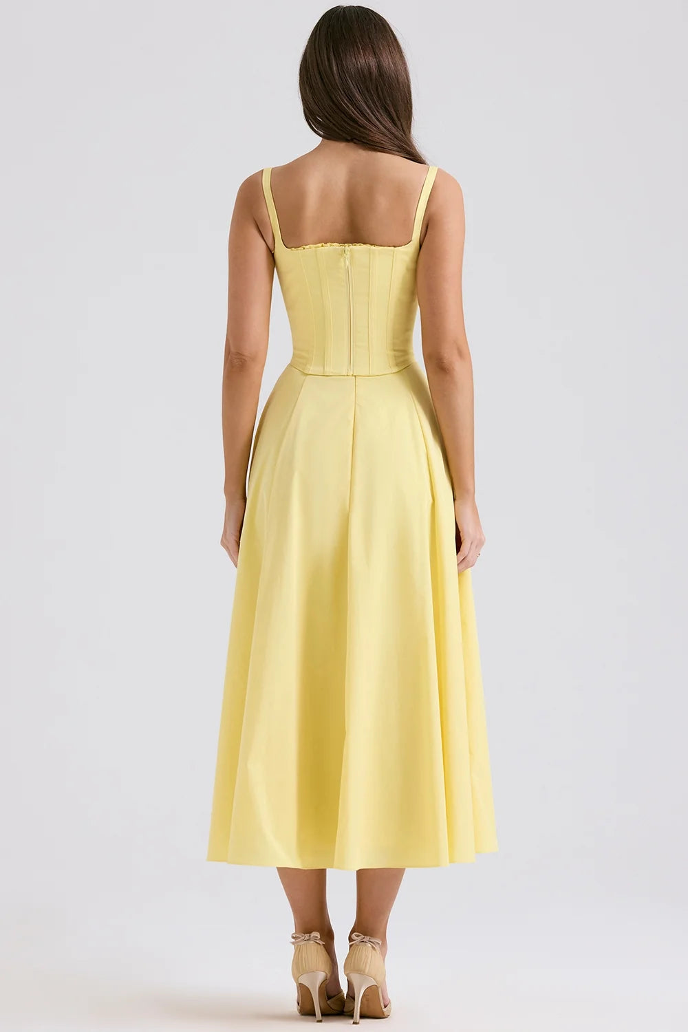 sunshine cotton midi sundress