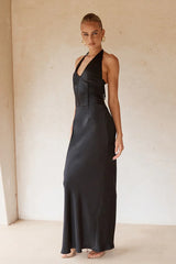 ASADA MAXI DRESS BLACK