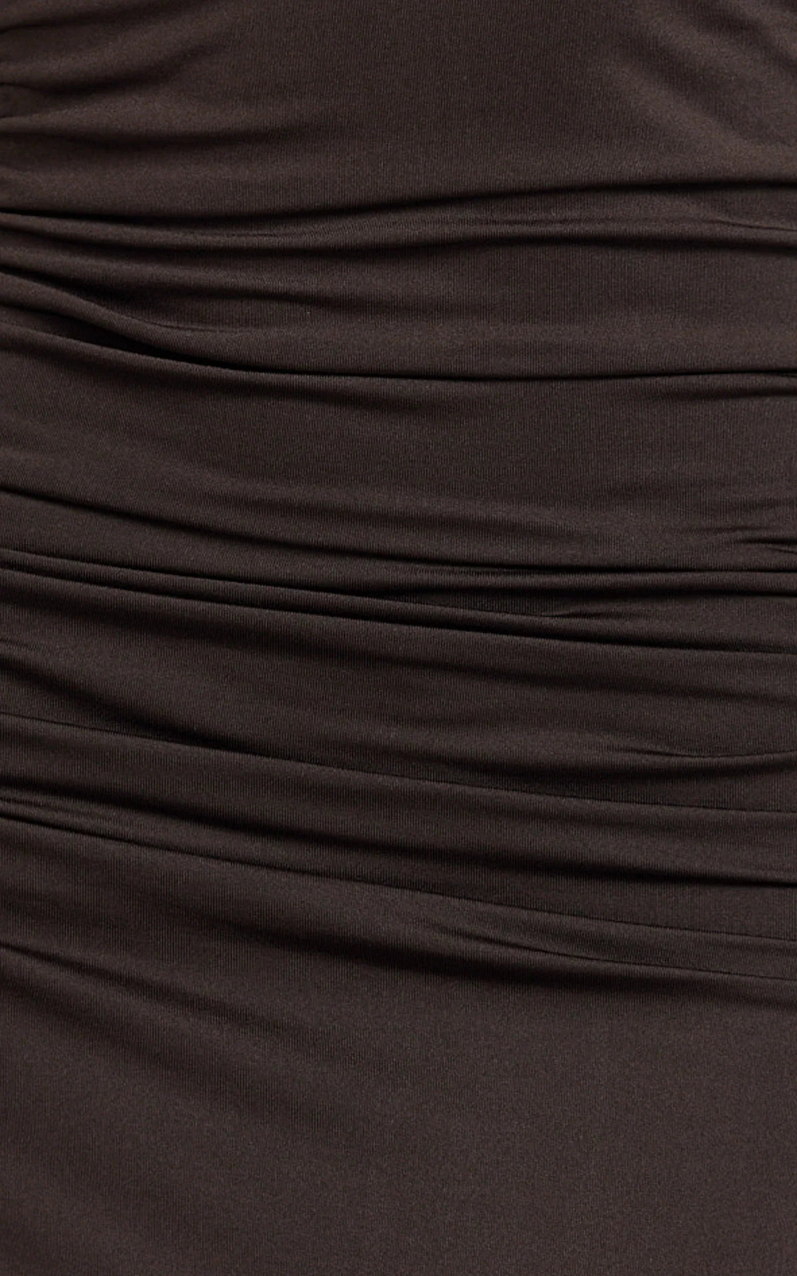 Daniella Maxi Dress Halter Tie Ruched Maxi Dress in Chocolate