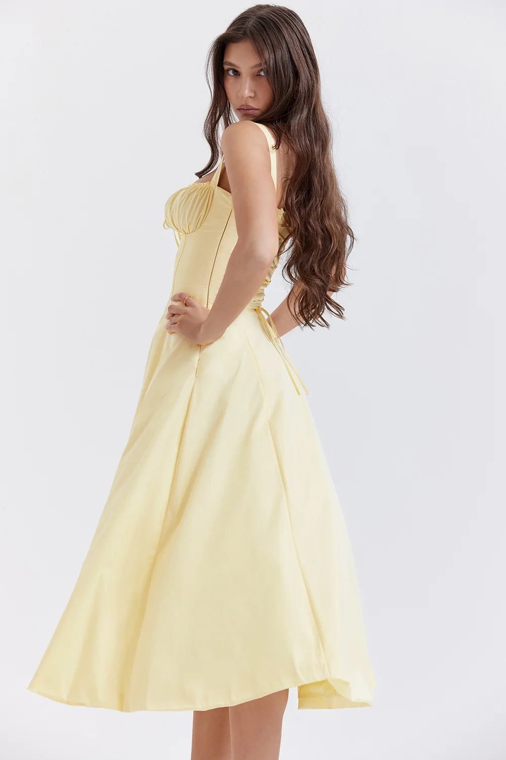 buttercup bustier sundress