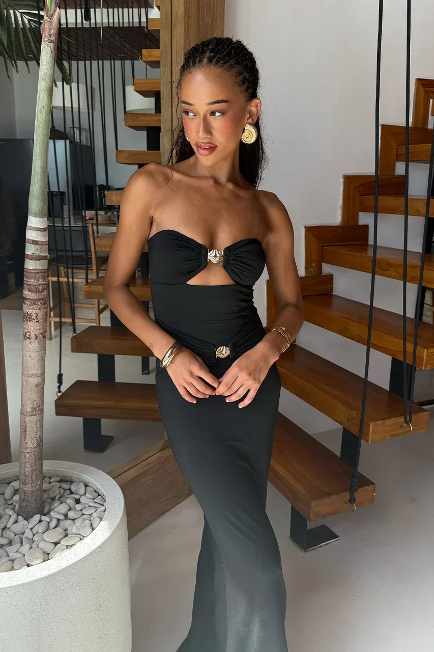 KLEO MAXI DRESS BLACK