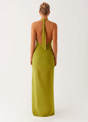 Island Muse Dress Lime