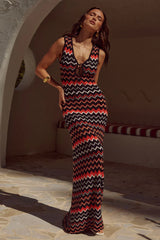ANDREA MAXI DRESS JAFFA COMBO