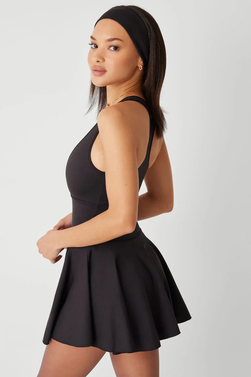 Pirouette Racerback Dress Black