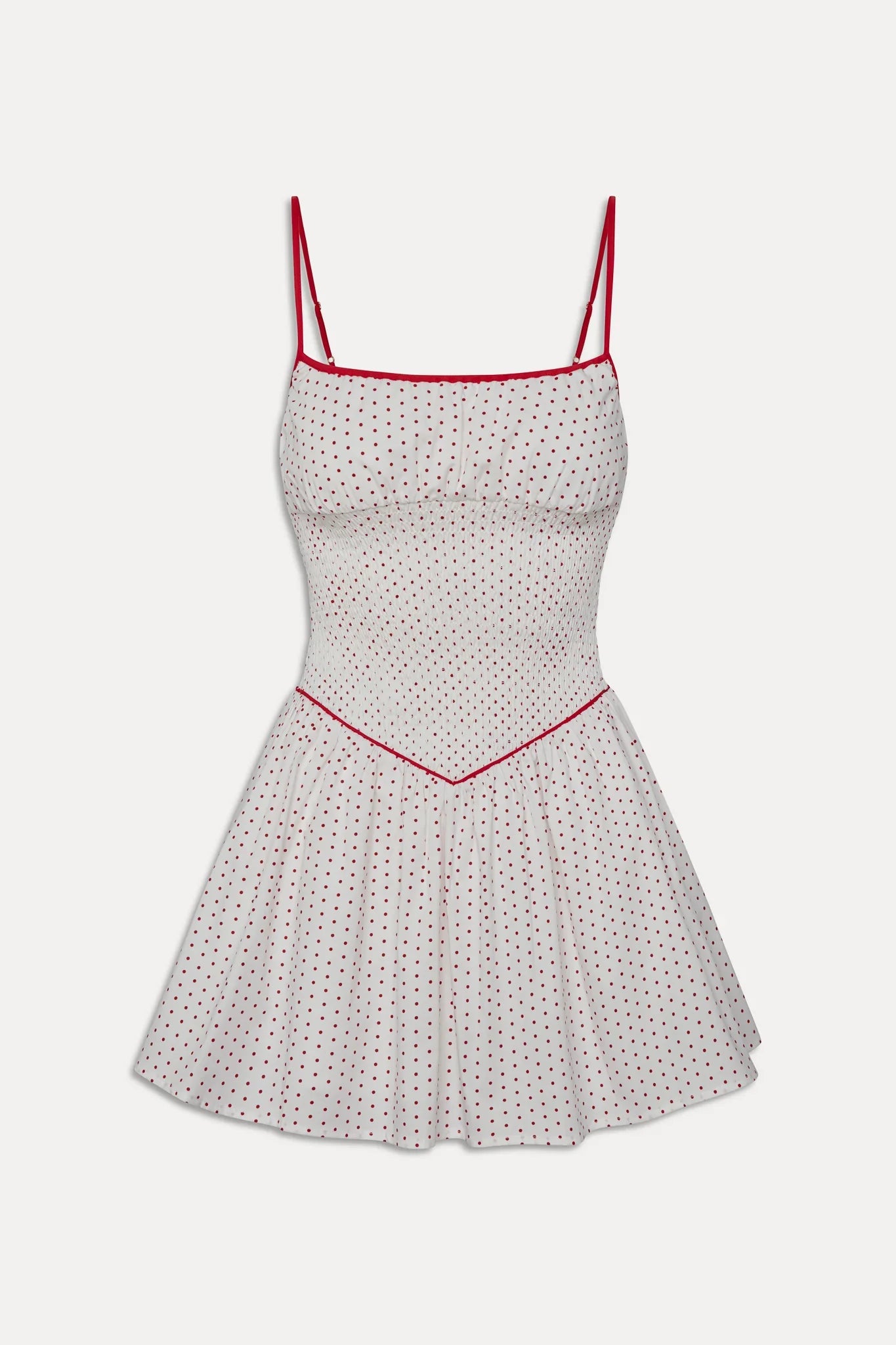 Coast Cotton Mini Dress Red Dot