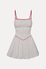 Coast Cotton Mini Dress Red Dot