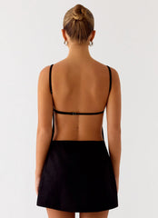 Play With Fire Mini Dress Black