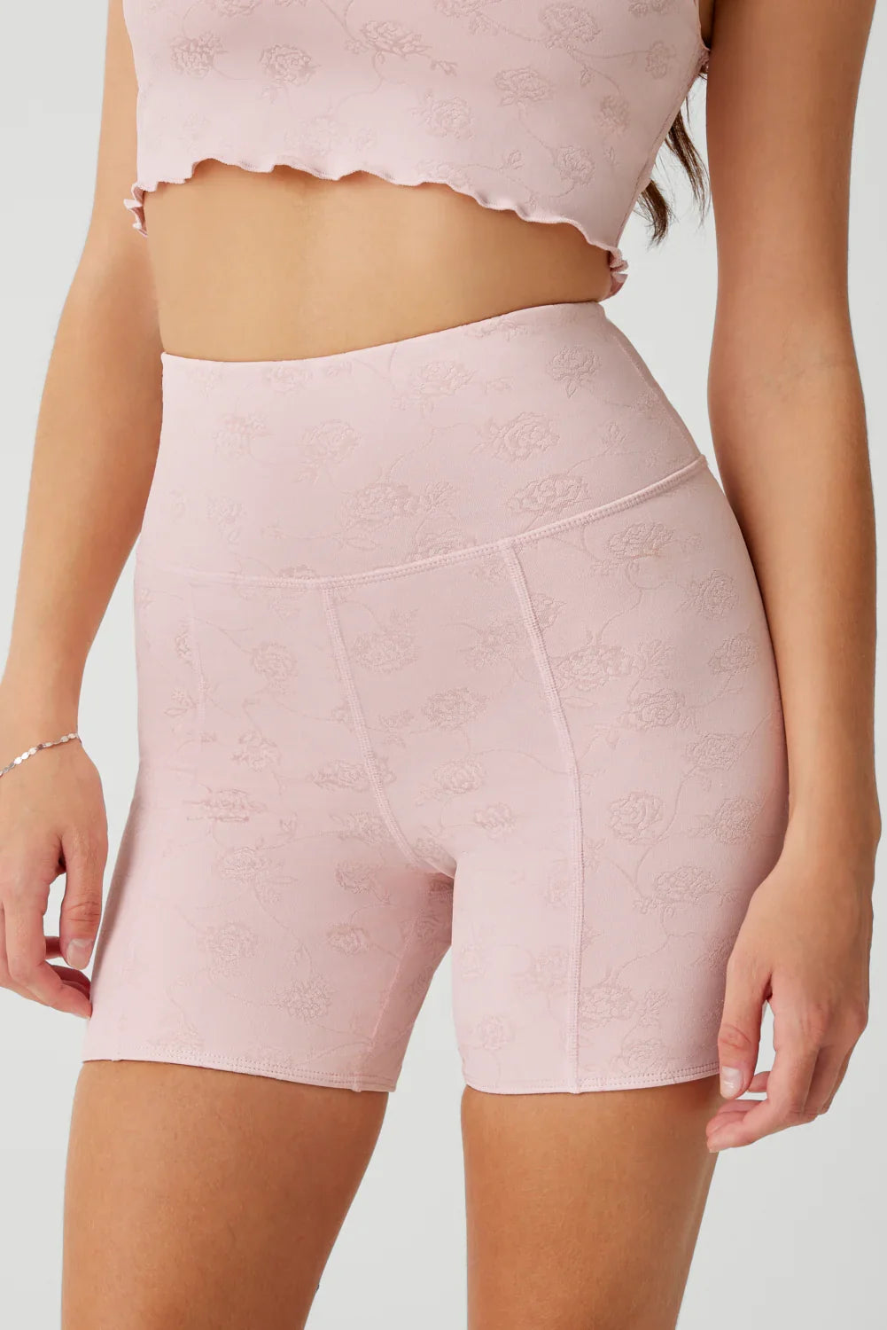 Marabelle High Waist Short Pink Petals