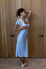 Delicate Lace Midi Dress Angels Breath