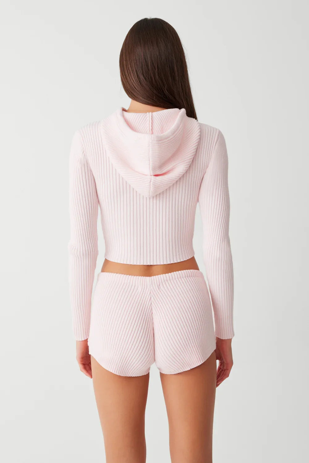 Providence Cloud Knit Mini Short Rose Quartz
