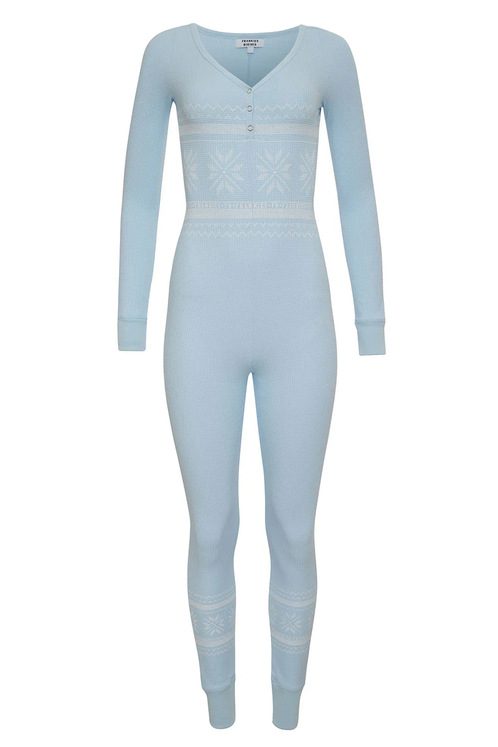 January Waffle Pajama Onesie Flurries