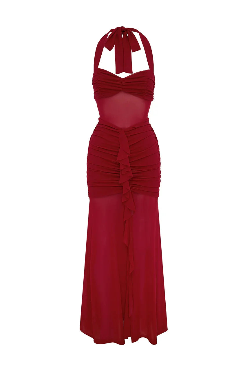 TALLULA MAXI DRESS CHERRY
